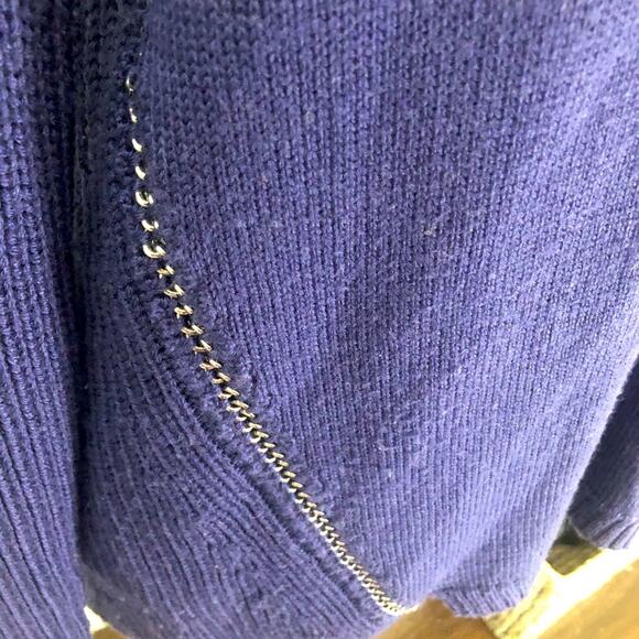 Kenneth Cole Sweater with chain detail size Medium - Picture 6 of 6